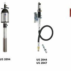 [2044FVN + 2264] Pneumatic piston pump set for pumping used oil and antifreeze from collection devices, Flexbimec 2044FVN + 2264