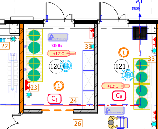 [alyvos sistema] Technical fluids supply and used oil recovery system with metering module and integration into the DMS system