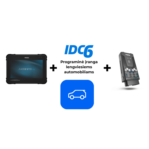 [D127X2+P2401000000000+D08664] Komplektas lengvųjų automobilių diagnostikai, Nano S 2+IDC6+TEXA AXONE Nemo Plus (plančetė) , Texa