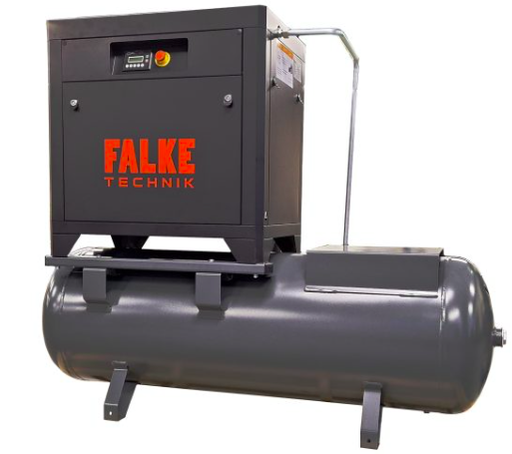 [FKTG 10 I /500 Compact] Sraigtinis kompresorius su sausintuvu ir 500L rinktuvu, FKTG 10 I /500  FALKE 