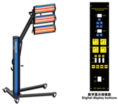 [AQLC-3AH] Mobile infrared paint drying lamp for bodywork Auto EQ AQLC-3AH 