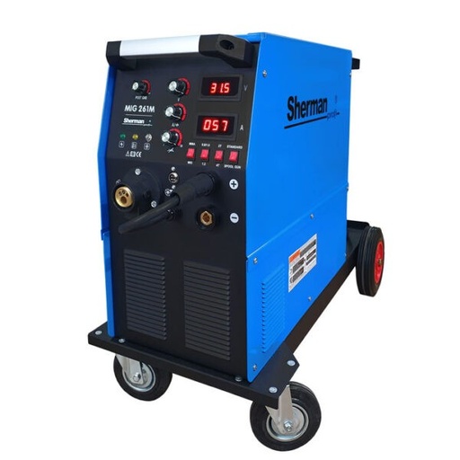 [TEC0826] Semi-automatic mig-mag welding machine 250A MIG 261M/4R (230V/400V) SHERMAN