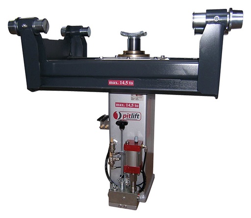 [P-THP 14/1200H] Hidraulinis-pneumatinis teleskopinis duobinis keltuvas, važinėjantis duobės kraštais, 14,5 t, 1200 mm, Pitlift GmbH P-THP 14/1200H  