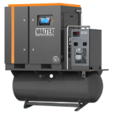 [SLCTG 15 COMBO] Sraigtinis kompresorius su resieveriu 500l ir sausintuvu, 16bar., Walter SLCTG 15 COMBO