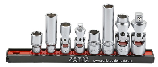 [200805] Socket set 1/4″ and 3/8″ Porsche 10 mm, 8 pcs (200805, SONIC)