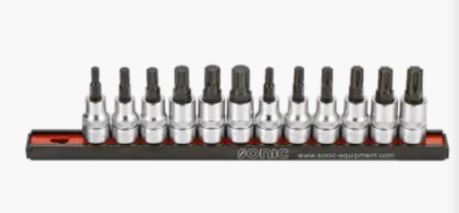 [201201] 3/8 antgalių ir ribe 12-kampių antgalių rinkinys 12 [201201] [201201]