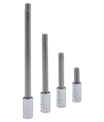 [208+6608] Galvutė su žvaigždiniu (TORX) antgaliu 1/4", T8, L: 140 mm (208+6608, GENIUS)
