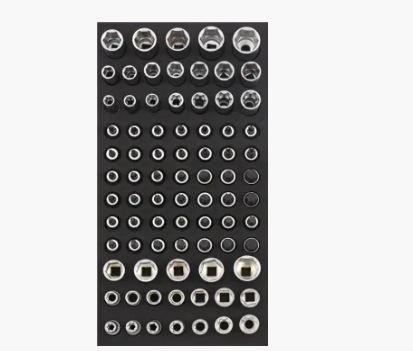 [208001] Įrankių komplektas į vežimėlius (80vnt) [208001] [208001]