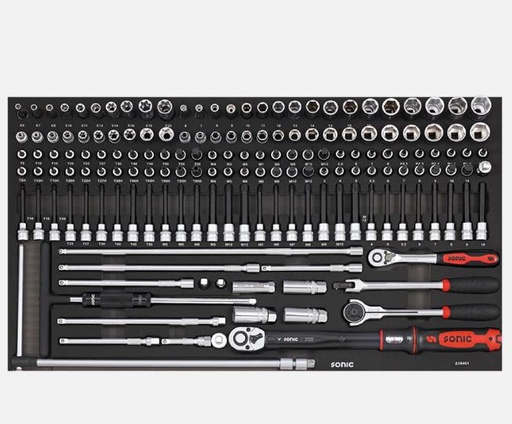 [216401] Įrankių komplektas į vežimėlius (164vnt) [216401] [216401]