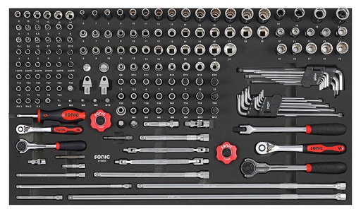 [218502] Tool set for tool trolleys (185 pcs) (218502, SONIC)