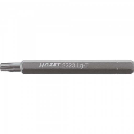 [2223LG-T25] Bit - 1/4 inch (6.3 mm) hexagon, solid (2223LG-T25, HAZET)