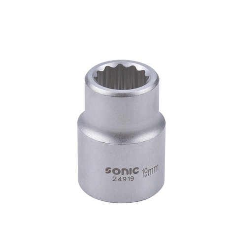 [24919] Socket 3/4" 12-point 19mm (24919, SONIC)