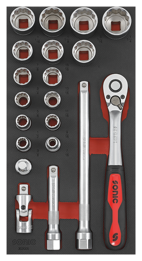 [302005] Įrankių komplektas į vežimėlius (20vnt) 