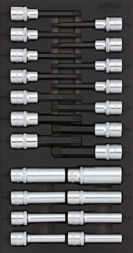 [302204] Tool set for tool trolleys (22 pcs) (302204, SONIC)