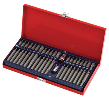 [304201] Antgalių ant 10mm galvutės komplektas (42vnt), Sonic Equipment, 304201