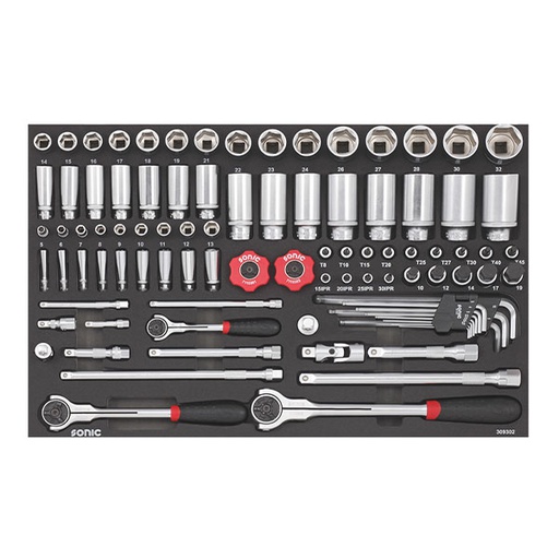 [309302] Įrankių komplektas į vežimėlius (93vnt) [309302] []