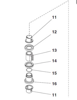 [044518120] Keltuvo sraigto apsauginė įvorė, SPMA32, ROTARY