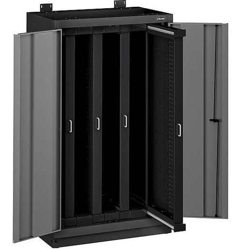 [V6000-063XD] Spinta, kabinamiems įrankiams ir papildomai įrangai su ištraukiamais skyriais, 1120 × 726 × 1980 mm, VIGOR Equipment V6000‑063XD