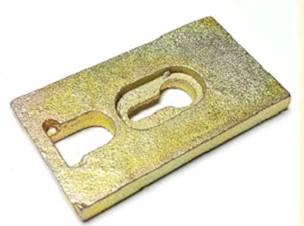 [HBS2111] Dviejų kolonų keltuvo fiksatoriaus plokštelė, 2.40X, ATH