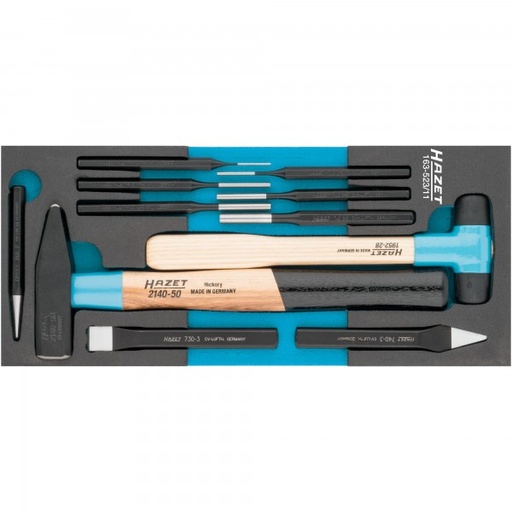 [163-523/11] [163-523/11] Įrankių komplektas į vežimėlius (11vnt)  Hazet