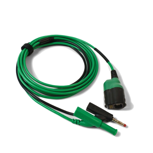 [TA406] PicoBNC+ matavimo laidas su 4 mm pastoviu įžeminimu, 3 m, žalias, TA406, Pico Technology