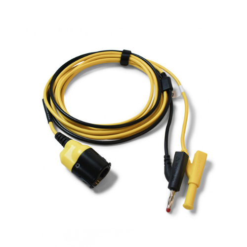 [TA407] PicoBNC+ test lead with 4 mm permanent ground, 3 m, yellow, TA407, Pico Technology