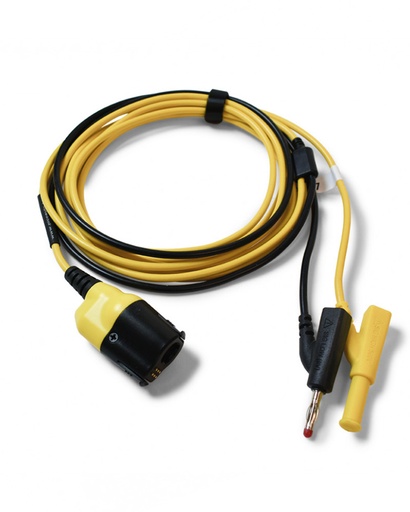 [TA478] PicoBNC+ Premium test lead with 4 mm permanent ground, 5 m, yellow, TA478, Pico Technology