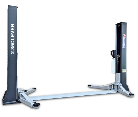 [2.35Clever] Elektrohidraulinis dviejų kolonų keltuvas, Grubber, 2.35 Clever