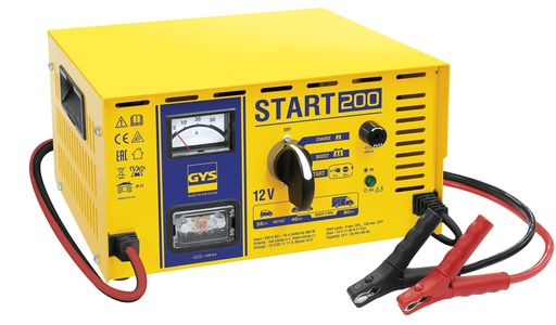 [025530] Battery charger-starter START 200 - 12V (025530, GYS)