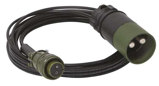 [025837] Charging / starting cables 5.0 m, 4 mm², NATO / 2-pin plug, GYSFLASH (025837, GYS)