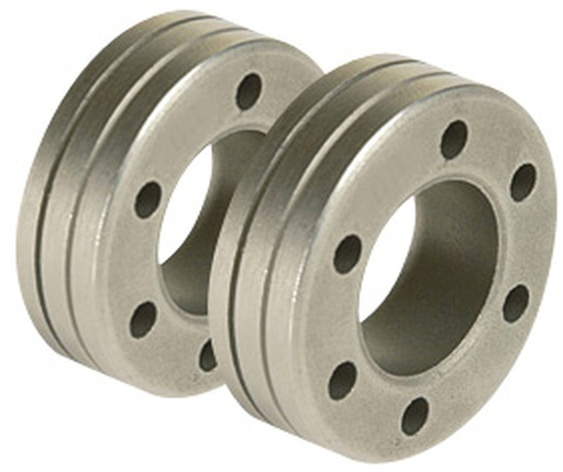 [042094] Set of 2 drive rolls, type C – Ø0.8/1 – steel (042094, GYS)