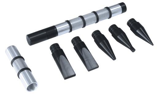 [052888] Set of 6 pencil punches with Teflon tips (052888, GYS)