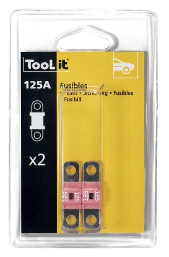 [054585] Fuse kit 2 x 125A (GYSFLASH 100-102) (054585, GYS)