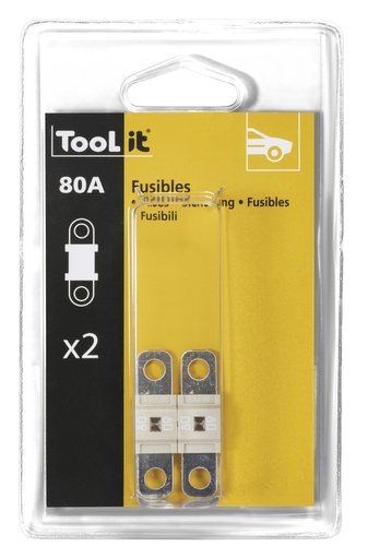 [054653] Saugiklių komplektas 2 x 80A (GYSFLASH 75-12) (054653, GYS)