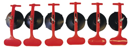 [057609] Set of 6 mini holding suction cups (Ø85 mm) (057609, GYS)