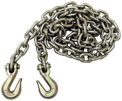 [061255] Pulling chain (2.5 m/10 mm) & hooks (x2) (061255, GYS)