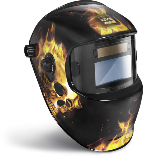 [062269] Suvirinimo šalmas FIREMAN 3/5-13 G TRUE COLOR (062269, GYS)