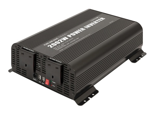 [067400] Power inverter PSW 2002W – 12V – with remote control display – UK (067400, GYS)