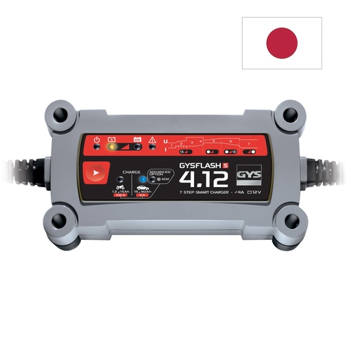 [069190] Battery charger GYSFLASH 4.12 - 100V - JP (069190, GYS)