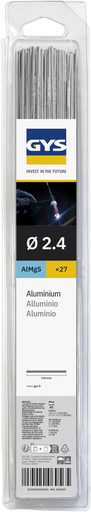 [069565] TIG aliuminio strypeliai AlMg5 Ø2,4 mm, 330 mm (27 vnt.) (069565, GYS)