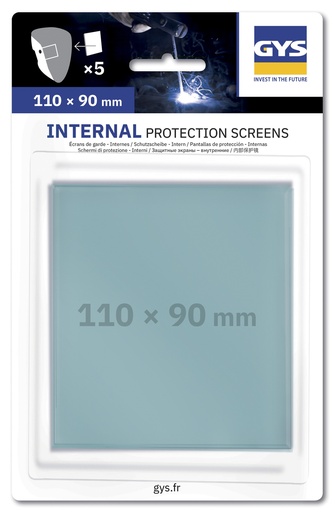 [076815] Vidiniai apsauginiai stikliukai 110 × 90 mm (FLIP FLAP) (076815, GYS)