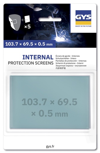 [077102] Inner protective lenses 103.7 × 69.5 mm (ERGOTECH+/APOLLO) (077102, GYS)