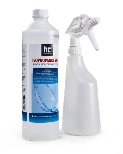[082236] Isopropyl alcohol 99.9%, 1 L + spray bottle (082236, GYS)
