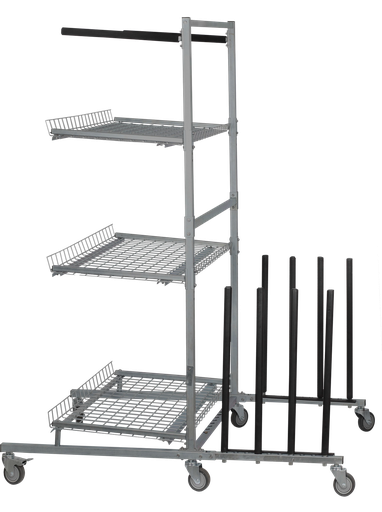 [083868] Three-shelf trolley for body parts (083868, GYS)