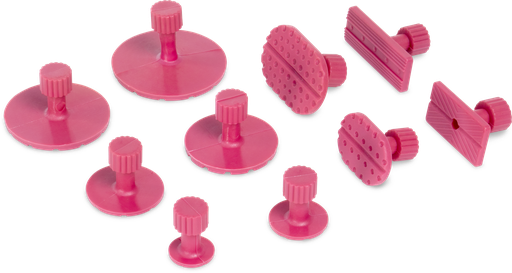 [085329] GPR GYS - 10 FLAT PINK END CAPS (085329, GYS)