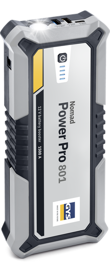 [085831] Ličio (Li-Ion) paleidimo priemonė (booster) GYS NOMAD POWER PRO 801 (085831, GYS)
