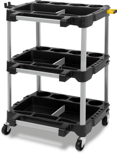 [087309] Three-shelf trolley for body repair (087309, GYS)