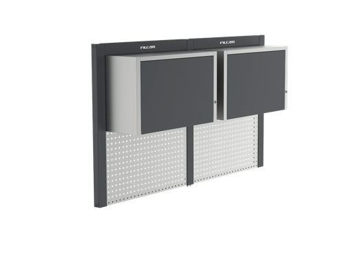 [ELA-200-WF003] MONO vertical panel with double wall cabinet H1145, 2000 mm, Filcar (ELA-200-WF003, FILCAR)