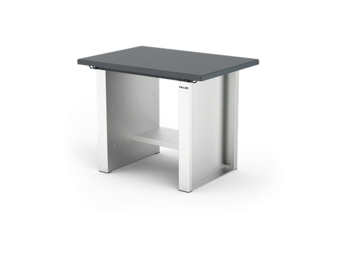 [ELFA-100-A2M] MONO workbench, fixed height, standard sides, flat top, shelf 300 mm, 1000 mm, Filcar (ELFA-100-A2M, FILCAR)