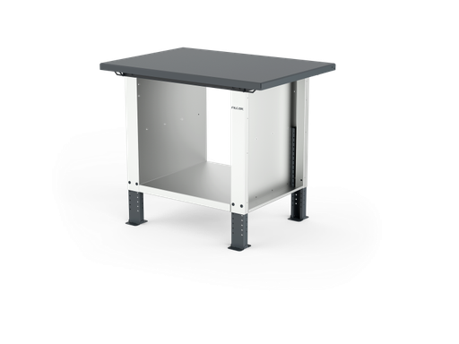 [ELRA-100-A2G] MONO workbench, adjustable height, standard sides, flat top, shelf 600 mm, 1000 mm, Filcar (ELRA-100-A2G, FILCAR)